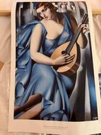 Tamara de Lempicka - La Musicienne Reproductie Art Deco Prin, Antiek en Kunst, Ophalen