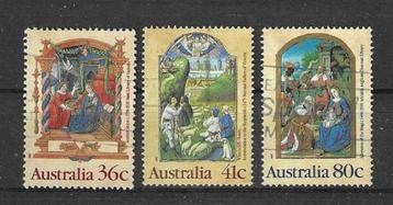 Australië  Michel 1177 A-1179 A gestempeld KERSTMIS beschikbaar voor biedingen