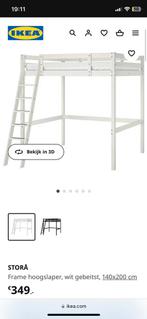 Ikea Stora Hoogslaper + matras, Huis en Inrichting, Slaapkamer | Stapelbedden en Hoogslapers, 180 tot 200 cm, Hoogslaper, 140 cm