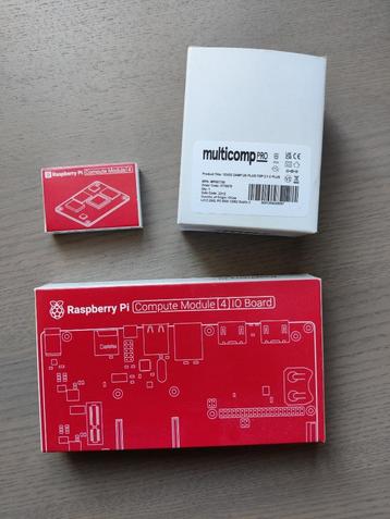 Raspberry Pi Compute Module 4 (CM4108000) en IO Board beschikbaar voor biedingen