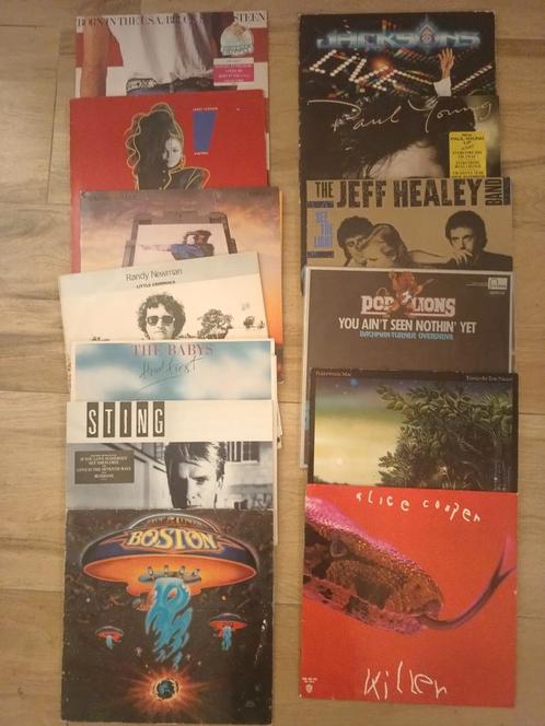 Boston Sting Alice Cooper Fleetwood Mac Bruce Springsteen, Cd's en Dvd's, Vinyl | Pop, Zo goed als nieuw, 1980 tot 2000, Ophalen of Verzenden