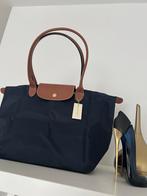Longchamp tas Navy L, Ophalen of Verzenden, Nieuw, Blauw, Handtas
