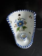 Vintage hand beschilderd kandelaar uit spanje, Ophalen of Verzenden, Keramiek of Aardewerk