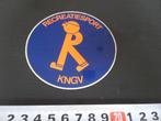 sticker  KNGV Recreatiesport *, Verzamelen, Ophalen, Zo goed als nieuw, Bedrijf of Vereniging