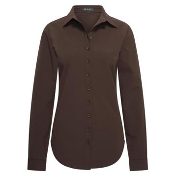Mi Piace MP60840 | travelstof blouse - Espresso beschikbaar voor biedingen