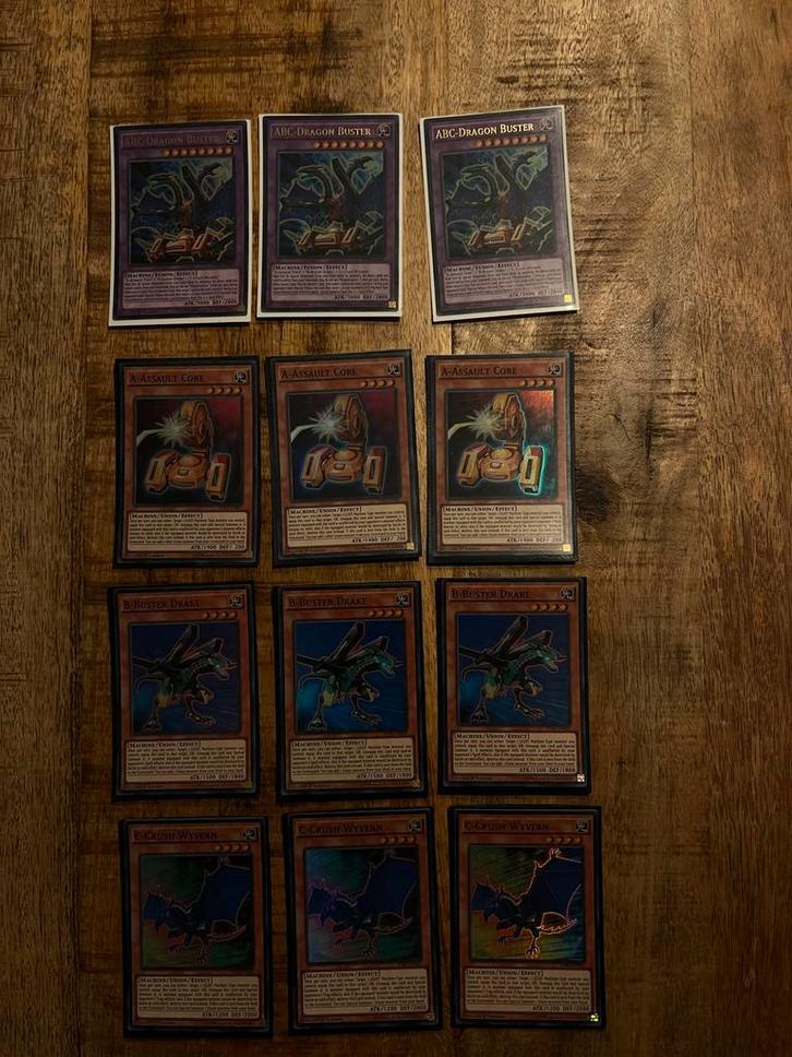 Yu-Gi-Oh! ABC Deck Kern + Support Kaarten, Hobby en Vrije tijd, Verzamelkaartspellen | Overige, Gebruikt, Meerdere kaarten, Ophalen