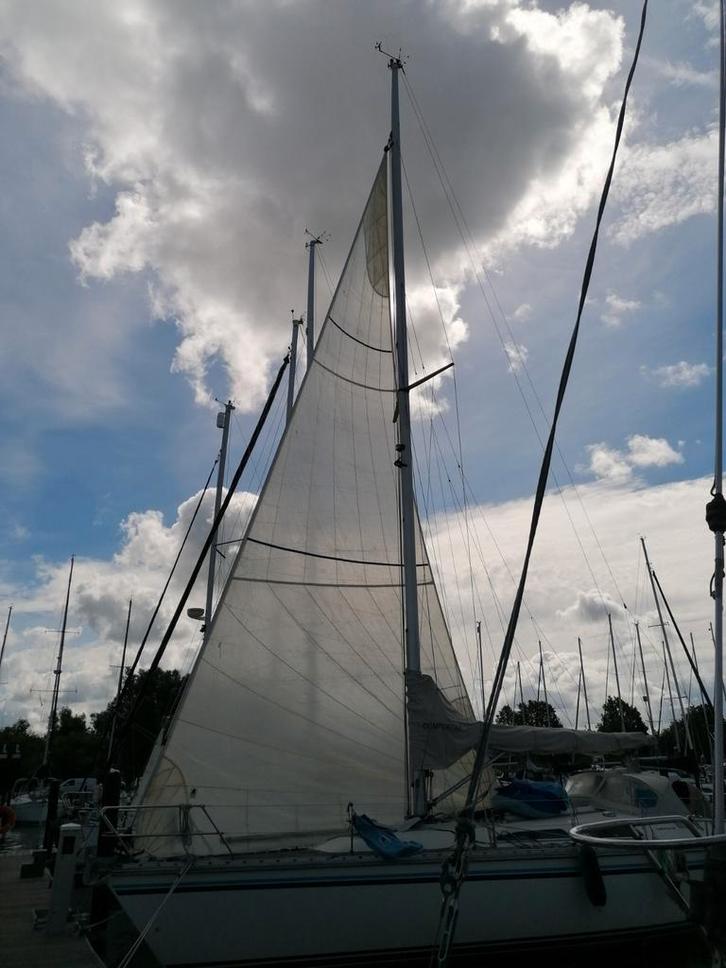 Laminaat Genua 45 m2, Watersport en Boten, Zeilen en Zeiltoebehoren, Zo goed als nieuw, Genua of Fok, 30 tot 60 m², 6 meter of meer