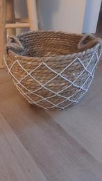 Mand, Huis en Inrichting, Woonaccessoires | Schalen en Manden, Ophalen, Gebruikt, Mand, Rond
