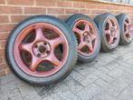 4x100 ATS Aygo C1 107 complete set, Auto-onderdelen, Banden en Velgen, Ophalen, 14 inch, Gebruikt, 155 mm