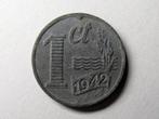 1 cent 1942 (zink), Postzegels en Munten, Munten | Nederland, Ophalen of Verzenden, Koningin Wilhelmina, 1 cent, Losse munt