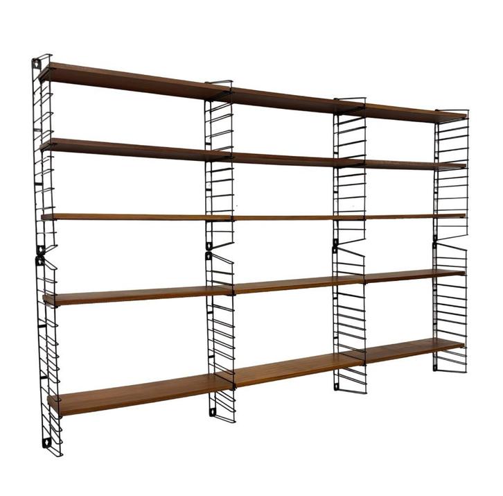 Vintage Tomado Holland wandsysteem in Teak jaren 60 Design, Huis en Inrichting, Woonaccessoires | Wandplanken en Boekenplanken