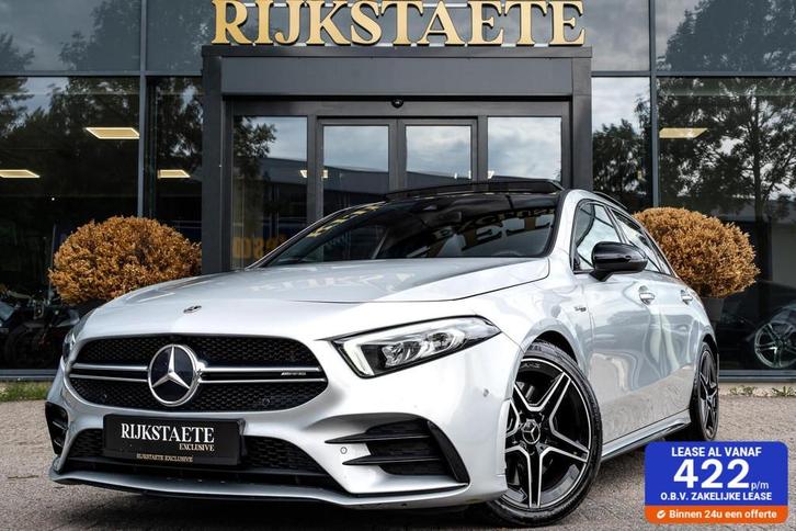 Mercedes A-klasse A35 AMG 4MATIC|PANO|BURMESTER|CAMERA|18'', Auto's, Mercedes-Benz, Bedrijf, Te koop, A-Klasse, 4x4, ABS, Achteruitrijcamera