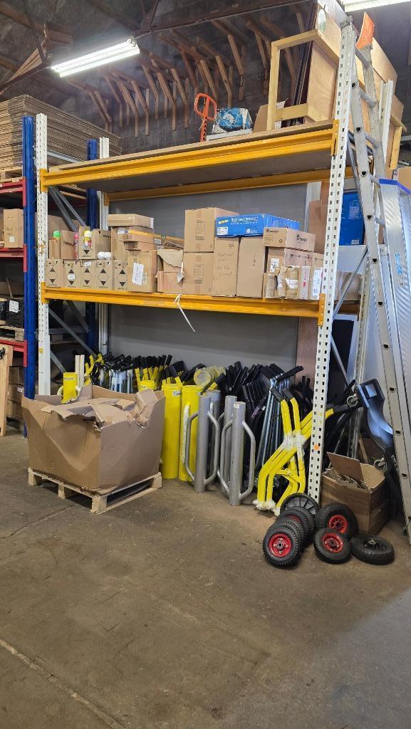 Palletstelling Jurgheinrich 3m hoog, 270 breed, 80 diep, Doe-het-zelf en Verbouw, Overige Doe-het-zelf en Verbouw, Zo goed als nieuw