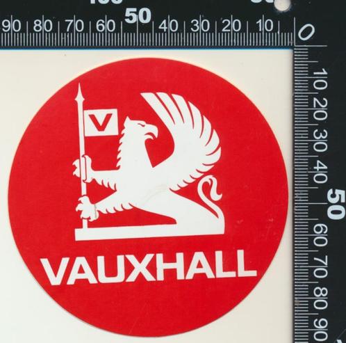 Sticker: Vauxhall (Rond), Verzamelen, Stickers, Zo goed als nieuw, Auto of Motor, Ophalen of Verzenden