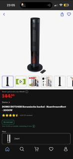 DOMO DO7345H Keramische Kachel - Haardvuureffect - 2000W, Ophalen, Overige soorten, Elektrisch, Nieuw