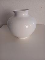 Vintage vaas Velsen keramiek delfts wit, Ophalen, Overige kleuren, Aardewerk of Porselein, Zo goed als nieuw