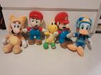 Mario, Luigi, Koopa troopa en Donald Duck knuffels, Ophalen, Zo goed als nieuw, Overige typen