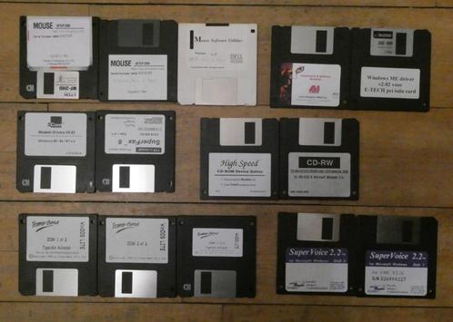 Partij Drivers diskettes 3,5" voor DOS en Windows Computers, Computers en Software, Besturingssoftware, Gebruikt, Windows, Ophalen of Verzenden