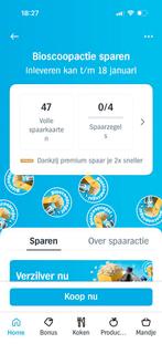 2e bioscoopkaartje gratis met albert heijn. AH., Albert Heijn, Ophalen of Verzenden