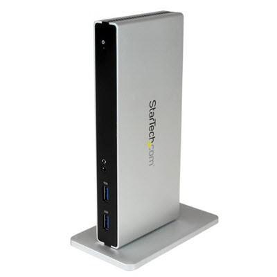Startech DVI Dual-Monitor Laptop Docking Station, Computers en Software, Dockingstations, Gebruikt, USB-hub, Laptop, Verzenden