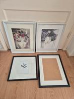 4x fotolijsten Ikea Knoppäng 30x40 en 30x30, Ophalen of Verzenden, Zo goed als nieuw