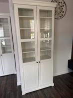 Liatorp IKEA Vitrinekast Wit/Crème.96x214cm, Huis en Inrichting, Kasten | Vitrinekasten, Ophalen, 200 cm of meer, 50 tot 100 cm