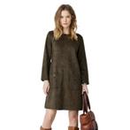 Mooi suède jurk van Summum maat 42, Summum, Overige kleuren, Maat 42/44 (L), Ophalen of Verzenden