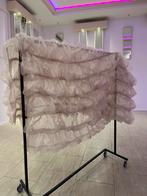 Ruffelstof - Decoratief/ gordijn, Huis en Inrichting, Ophalen, Wit, Overige typen, Zo goed als nieuw