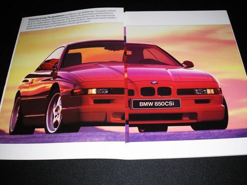 BMW Coupé: 840Ci, 850Ci, 850CSi, 1996, Boeken, Auto's | Folders en Tijdschriften, Zo goed als nieuw, BMW, Ophalen of Verzenden