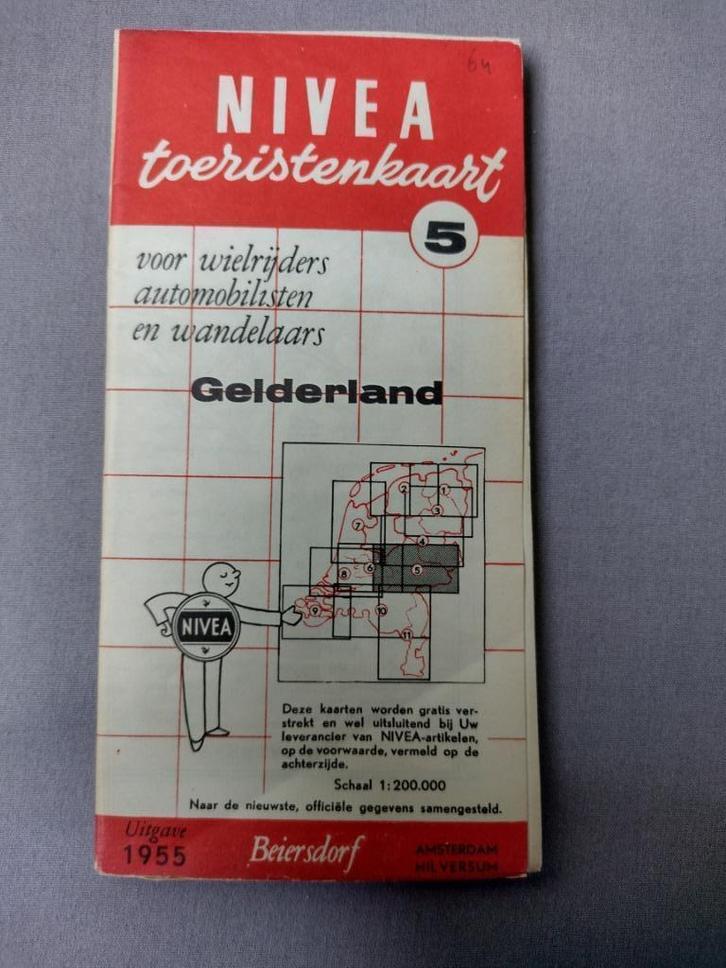 64 Ede Apeldoorn Wageningen Plattegrond 1955, Antiek en Kunst, Kunst | Litho's en Zeefdrukken, Ophalen of Verzenden