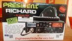 Te koop president Richard cb 27mhz zendontvanger., Telecommunicatie, Ophalen of Verzenden, Zo goed als nieuw, Zender