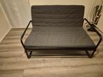 Donkergrijze/zwarte  Ikea tweepersoonsslaapbank, Huis en Inrichting, Slaapkamer | Slaapbanken, Ophalen, Tweepersoons, Grijs, Zo goed als nieuw