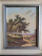 Schilderij idyllisch landschap Jan Evert Morel II, Antiek en Kunst, Kunst | Schilderijen | Klassiek, Ophalen