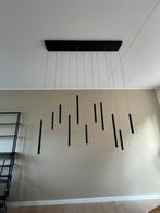 Moderne hanglamp met zwarte accenten, Ophalen, Zo goed als nieuw, Metaal, 75 cm of meer
