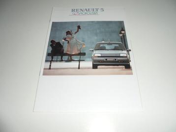 brochure Renault 5 Cosmopolitan  1990 beschikbaar voor biedingen