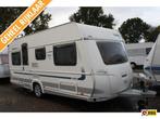 Fendt Topas 490 TF incl. dakairco, Caravans en Kamperen, Caravans, Overige typen, Rondzit, Schokbreker, Tot en met 4