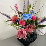 Nieuw! Boeket : Noir / kunstbloemen inclusief vaas, Ophalen of Verzenden, Nieuw, Binnen