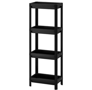 2 x shelf units (1 black, 1 white)   beschikbaar voor biedingen