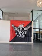 Thunderdome vlag 4x4m id&t hardcore gabber, Verzenden, Zo goed als nieuw