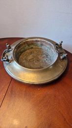 Koperen schaal / Kastanjeschaal, Ophalen