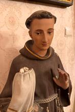 Antiek kerk beeld van Heilige Antonius 115cm, Antiek en Kunst, Ophalen of Verzenden