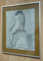 Mooie aquarel van Karel Arkema v/d Groninger Ploeg, Ophalen of Verzenden