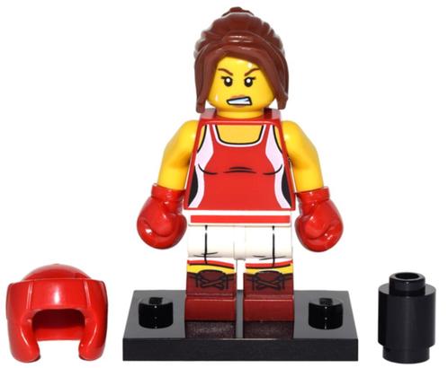 Lego Series 16 Minifiguur col16-8 Kickboxer, Kinderen en Baby's, Speelgoed | Duplo en Lego, Nieuw, Lego, Complete set, Ophalen of Verzenden