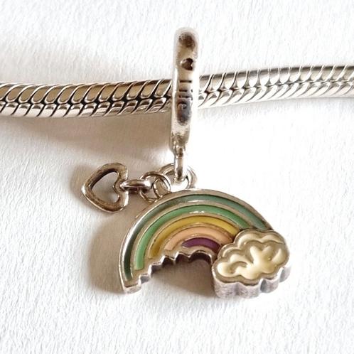 ZILVEREN PANDORA REGENBOOG HANGER, Sieraden, Tassen en Uiterlijk, Bedels, Zo goed als nieuw, Pandora, Zilver, Ophalen