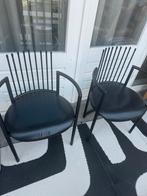 Stoelen Avant Garde design, Huis en Inrichting, Stoelen, Gebruikt, Twee, Zwart, Vintage