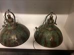 2 idezelfde hanglampen (vintage look), 50 tot 75 cm, Ophalen of Verzenden, Zo goed als nieuw, Vibtage