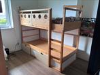 Stapelbed of hoogslaper met speelruimte, Kinderen en Baby's, Kinderkamer | Stapelbedden en Hoogslapers, Ophalen, Gebruikt, Stapelbed