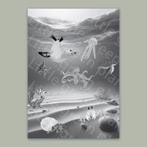 Grijswaarden kleurplaat – Zeedieren – A4 printable, Verzenden, Nieuw, Overige typen
