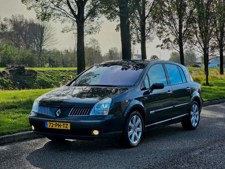 Renault VelSatis | Leer | Stoelverw | Xenon | spraakcomputer, Auto's, Renault, Particulier, Vel Satis, ABS, Airbags, Airconditioning