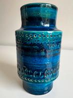 Vintage Bitossi Italy Rimini Blue Vaas Aldo Londi Jaren 70, Antiek en Kunst, Ophalen of Verzenden